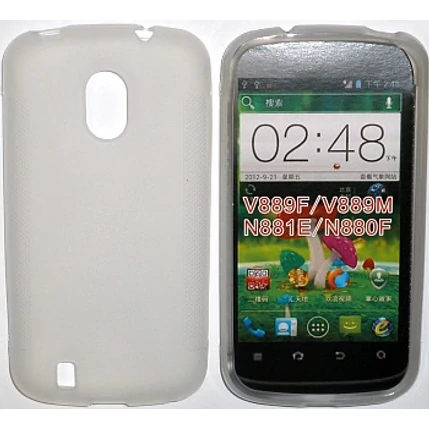 ZTE V889M Blade 3, Szilikon tok, S-Case, átlátszó