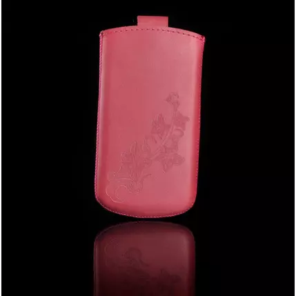 LG BL20/KP500 FL, Álló bőr tok, rózsaszín - Special