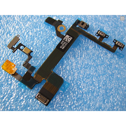 Apple iPhone 5S, Átvezető szalagkábel (Flex), (oldalgomb +mikrofon)