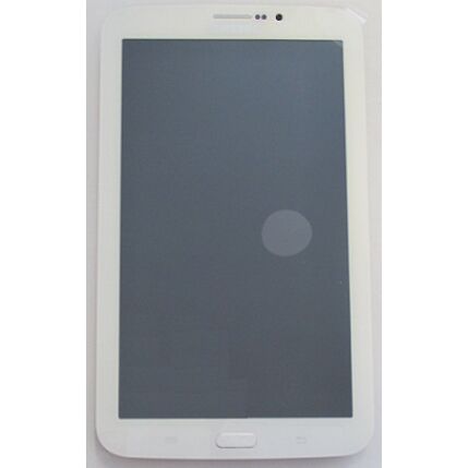 Samsung T211 Galaxy Tab 3 7.0, LCD kijelző érintőplexivel és előlappal, fehér