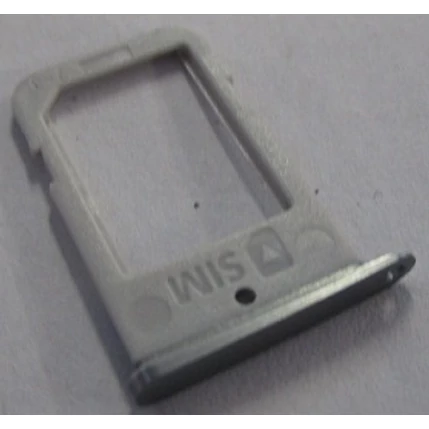 Samsung G925 Galaxy S6 Edge, SIM kártya tartó tálca, szürke