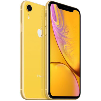 Apple iPhone XR 128GB, Mobiltelefon, sárga