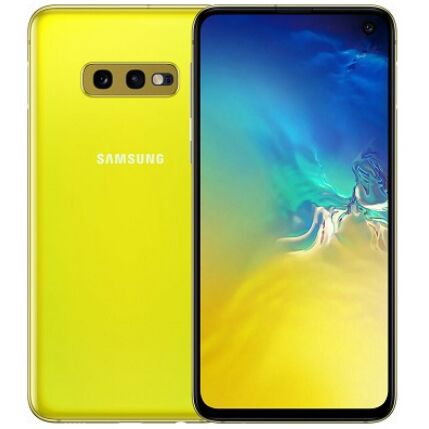 Samsung G970 Galaxy S10E 128GB DualSIM, Mobiltelefon, sárga