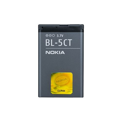 Nokia 6303/6730/C3/C5/C6 1050mAh -BL-5CT, Akkumulátor (Gyári) Li-Ion