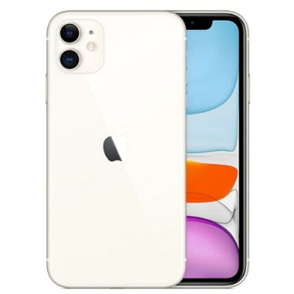 Apple iPhone 11 64GB 6.1, Mobiltelefon, fehér