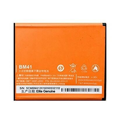 Xiaomi Redmi 1S 200mAh -BM41, Akkumulátor (Gyári) Li-Poly