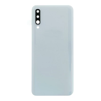 Samsung A505 Galaxy A50, Akkufedél, (ragasztóval és kameraplexivel), fehér