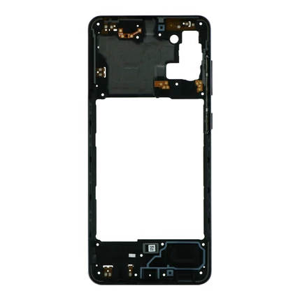Samsung A315 Galaxy A31, Előlap (LCD) keret, fekete