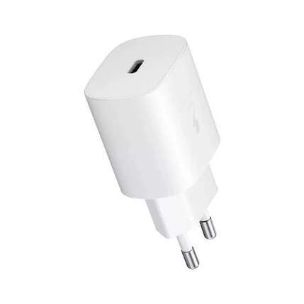 Samsung EP-TA800EWE, 1xUSB-C, Hálózati gyorstöltő, 3000mAh, 25W fehér (GYÁRI)