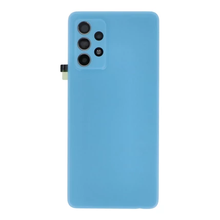 Samsung A525/A526/A528 Galaxy A52/A52 5G/A52s 5G, Akkufedél, (ragasztó, kamera plexi), kék