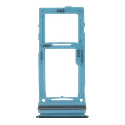 Samsung A525/A526/A725/A726 Galaxy A52/A52 5G/A72/A72 5G, SIM kártya tartó tálca, (memóriakártya tartó, DualSIM), kék GH98-46290B (GYÁRI)