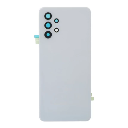 Samsung A325 Galaxy A32 4G, Akkufedél, (ragasztó, kamera plexi), fehér