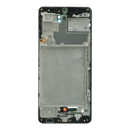 Samsung A426 Galaxy A42 5G, Előlap (LCD) keret, fekete