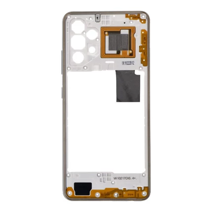Samsung A325 Galaxy A32, Előlap (LCD) keret, fehér