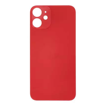 Apple iPhone 12 Mini, Akkufedél, (nagy lyukú verzió), piros