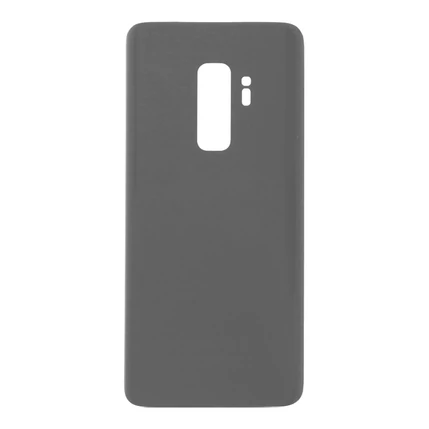 Samsung G965 Galaxy S9+, Akkufedél, (logo nélkül), szürke