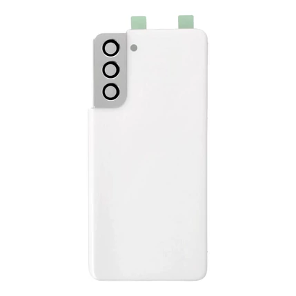 Samsung G991 Galaxy S21 5G, Akkufedél, (kamera plexi), fehér
