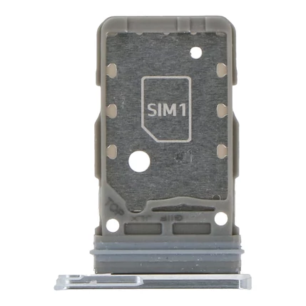 Samsung G990/G996 Galaxy S21 FE 5G/ S21 Plus 5G DualSIM, SIM tartó, ezüst