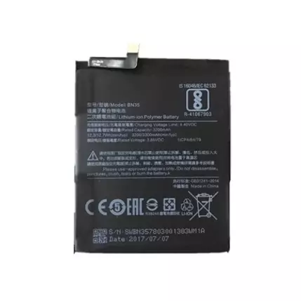 Xiaomi Redmi 5 3200mAh -BN35, Akkumulátor (Gyári cellás) Li-Poly