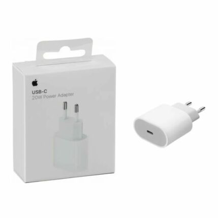 Apple iPhone 11/12/13/14/iPod/iPad MHJE3ZM/A Hálózati gyorstöltő USB-C, (20W, Gyári), fehér