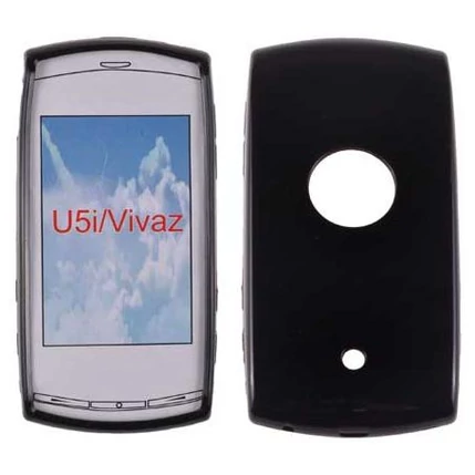 Sony Ericsson U5/U5i Vivaz, Szilikon tok, S-Case, fekete