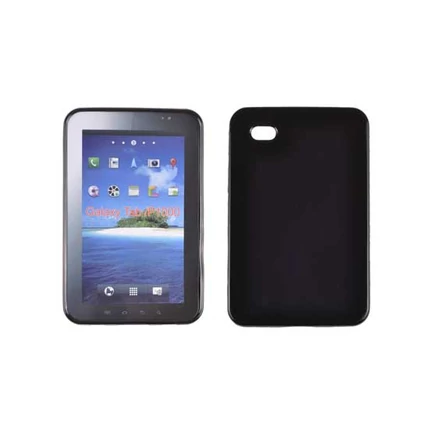 Samsung P1000 Galaxy Tab, Szilikon tok, S-Case, fekete