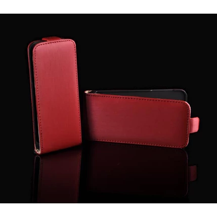 Sony Xperia J ST26i, Lefele nyíló flip tok, piros