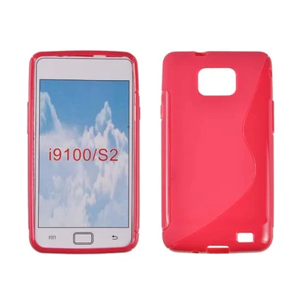 Samsung i9100 Galaxy S2, Szilikon tok, S-Case, rózsaszín