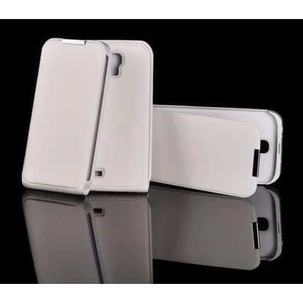 Samsung S6500 Galaxy Mini 2 IRON, Lefele nyíló flip tok, fehér