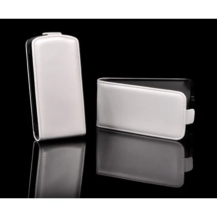 Samsung S7710 Galaxy Xcover 2, Lefele nyíló flip tok, fehér