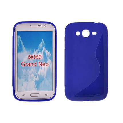 Samsung i9060/i9080 Grand Neo, Szilikon tok, S-Case, kék