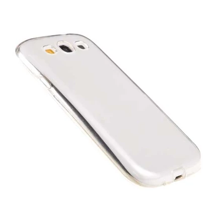 Samsung G350 Galaxy Core+, Szilikon tok, S-Case, átlátszó*