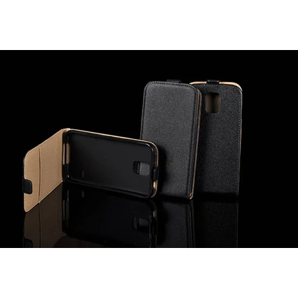Sony Xperia T3 D5103, Lefele nyíló flip tok, fekete