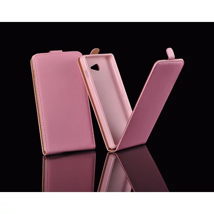Apple iPhone 6 Plus/6S Plus, Lefele nyíló flip tok, rózsaszín