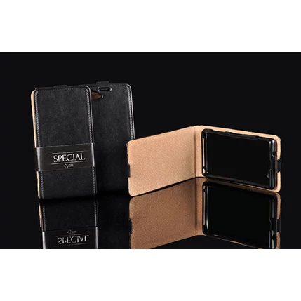 Samsung G350 Galaxy Core+ (Sp), Lefele nyíló flip tok, fekete