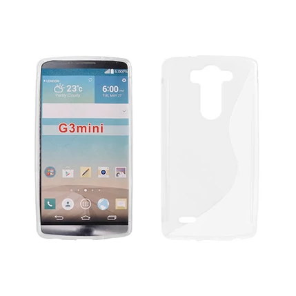 LG G3 Mini/Beat/G3S D722, Szilikon tok, S-Case, átlátszó