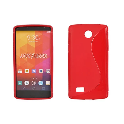 LG Joy H220, Szilikon tok, S-Case, piros