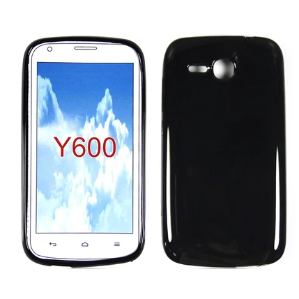 Huawei Y600, Szilikon tok, S-Case, fekete
