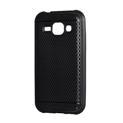 Samsung G920 Galaxy S6, Szilikon tok, Viki, fekete