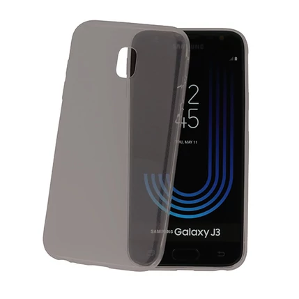 Samsung A605 Galaxy A6+ 2018, Szilikon tok, Ultra Slim, füst