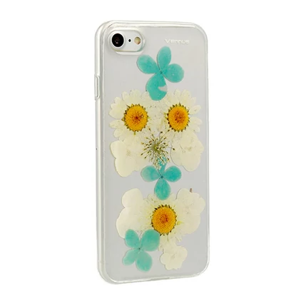 Apple iPhone 6 Plus/6S Plus, Szilikon tok, Real Flower, Camila