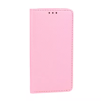 Samsung G960 Galaxy S9, Oldalra nyíló flip tok, Smart, rózsaszín