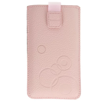 Univerzális tok, (13) iPhone 13 Mini/12 Mini/7/8/SE 2020/SE 2022, P8 Lite, Q6, A5/J5 2016, világos rózsaszín-Deko1 (8X14cm)