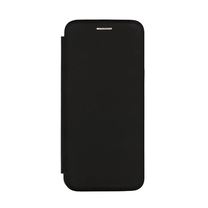 Apple iPhone XS Max/iPhone 9 Plus, Oldalra nyíló flip tok, Vennus Soft, fekete