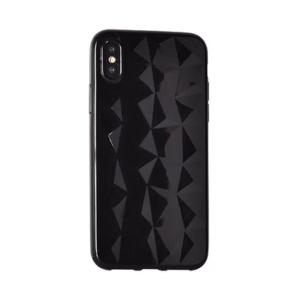 Samsung A920 Galaxy A9 2018, Szilikon tok, Diamond, fekete