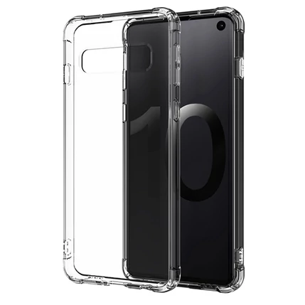 Samsung A105/M105 Galaxy A10/M10, Szilikon tok, Ütésálló (0.5mm), átlátszó