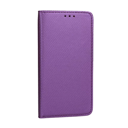Samsung G970 Galaxy S10E, Oldalra nyíló flip tok, Smart, lila