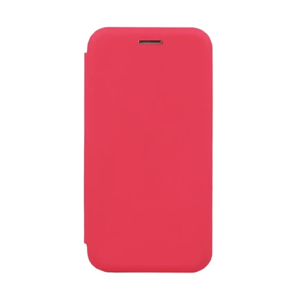 Samsung G970 Galaxy S10E, Oldalra nyíló flip tok, Vennus Soft, rózsaszín