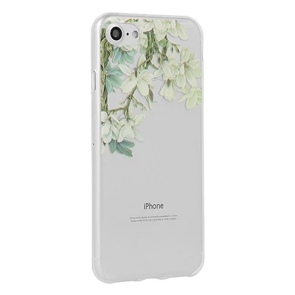 Samsung A805/A905 Galaxy A80/A90, Szilikon tok, Floral, Jasmine