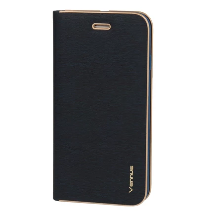 Huawei P20 Lite 2019, Oldalra nyíló flip tok, Vennus, kék